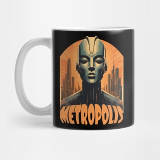 Metropolis retro poster Mug